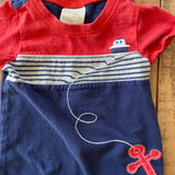 Nautical Anchor Romper | 9-12 mo