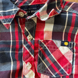Plaid Long Sleeve Shirt | 9-12 mo | Lucky Brand