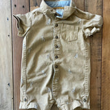 Brown Little Leopard Romper | 9-12 mo | Carter's