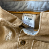 Brown Little Leopard Romper | 9-12 mo | Carter's
