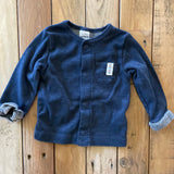 Navy Blue Button Up Cardigan | 3-6 mo | Carter's