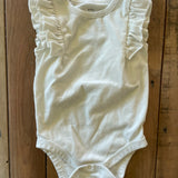 White Ruffle Onesie | 3-6 mo | Cat & Jack