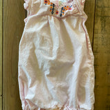 Pink Stripe Flower Romper | 6-9 mo | Carter's