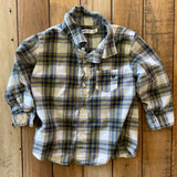 Plaid Button Up Shirt | 6-9 mo | Mayoral