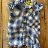 Checkered Romper | 6-9 mo | Carter's