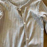 Ribbed Snap Up Pajama | 6-9 mo