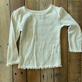 White Ribbed Long Sleeve | Garanimals