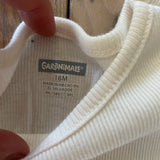 White Ribbed Long Sleeve | Garanimals