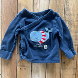 Off To See The World Side Snap Shirt | 0-3 mo | Baby Club