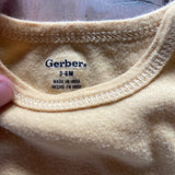 Golden Onesie | 3-6 mo | Gerber