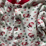 Santa Clause Button Up Pajama | 3-6 mo