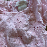 Pink Eyelet Romper | 4T