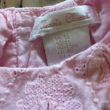 Pink Eyelet Romper | 4T