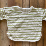 Green Stripe T-Shirt | 2T
