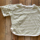Green Stripe T-Shirt | 2T