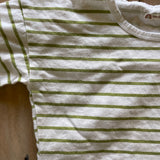 Green Stripe T-Shirt | 2T