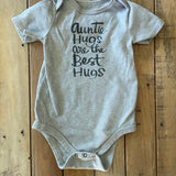 Auntie Hugs Are the Best Short Sleeve Onesie