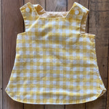 Yellow Gingham Top | 12-18 mo