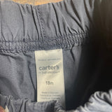 Dark Grey Drawstring Shorts | Carter's