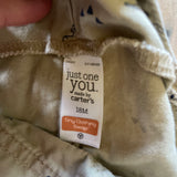 Khaki Dinosaur Overalls | 12-18 mo | Carter's