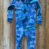 Blue Alligator Zip Up Pajama | 12-18 mo | Carter's