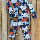 Mr Crabs Zip Up Pajama | 12-18 mo | Carter's