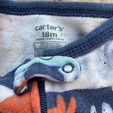 Mr Crabs Zip Up Pajama | 12-18 mo | Carter's