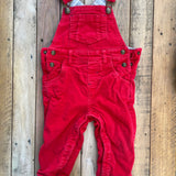 Lined Red Overalls | 12-18 mo | Baby Boden