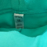 Teal Fleece Pants | 9-12 mo | Carter's