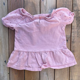 Pink Dot Ruffle Top | 9-12 | Carter's