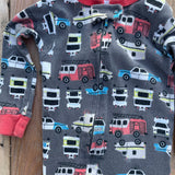 Emergency Vehicle Explorer Zip Up Pajama| 9-12 mo | Carter's