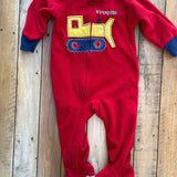 Fleece Vroom Vroom Zip Up Pajama| 9-12 mo | Carter's