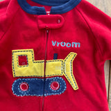 Fleece Vroom Vroom Zip Up Pajama| 9-12 mo | Carter's
