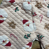 Pink Santa Pants | 6-9 mo | Lila & Jack