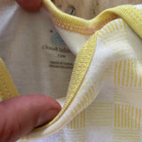 Modern Yellow Checkered Onesie | 9-12 mo | Cloud Island
