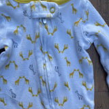 Giraffe Zip Up Pajama | newborn | Carter's