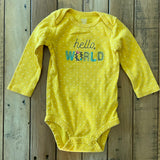 Hello World Onesie | 9-12 mo | Carter's