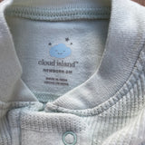 White Zip Up Pajama | newborn | Cloud Island