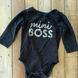 Mini Boss Onesie | 9-12 mo | Garanimals