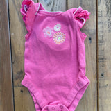 Pink Lacey Flower Onesie | newborn | Bundles Baby