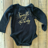 Sparkle All the Way Onesie | 9-12 mo | Garanimals