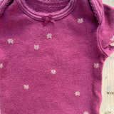 Maroon Little Flower Onesie | newborn | Carter's