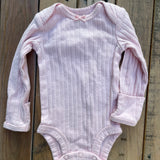 Light Pink Ribbed Onesie | newborn | Carter's