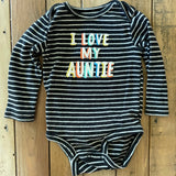 Love My Auntie Onesie | 9-12 mo | Carter's
