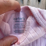 Light Pink Ribbed Onesie | newborn | Carter's