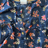Navy Flower Blouse | 9-12 mo | Carter's