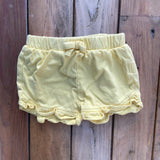 Yellow Ruffle Shorts | newborn | Bundles Baby