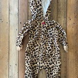 Fleece Cheetah Jumpsuit | 9-12 mo | Carter's