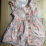 Pink Flower Button Up Dress | Boutique Brands