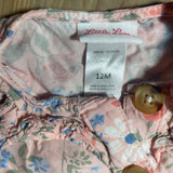 Pink Flower Button Up Dress | Boutique Brands